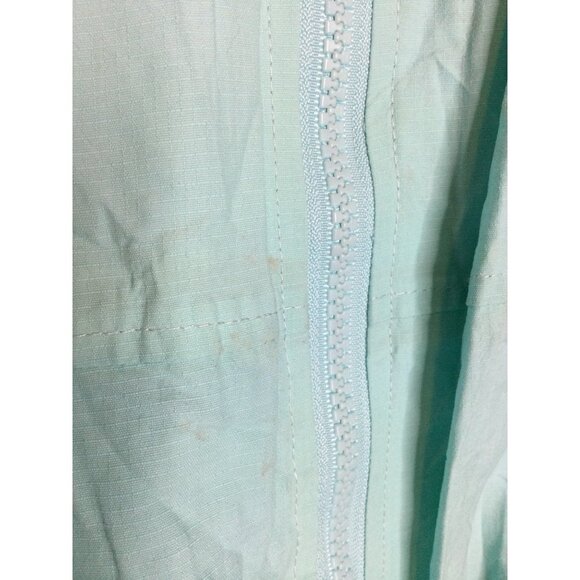 Outback Trading Co Full Zip Hooded Windbreaker Rain Jacket Packable Attached Bag - Picture 5 of 13